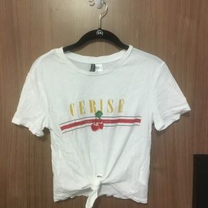 Cérise crop-top shirt